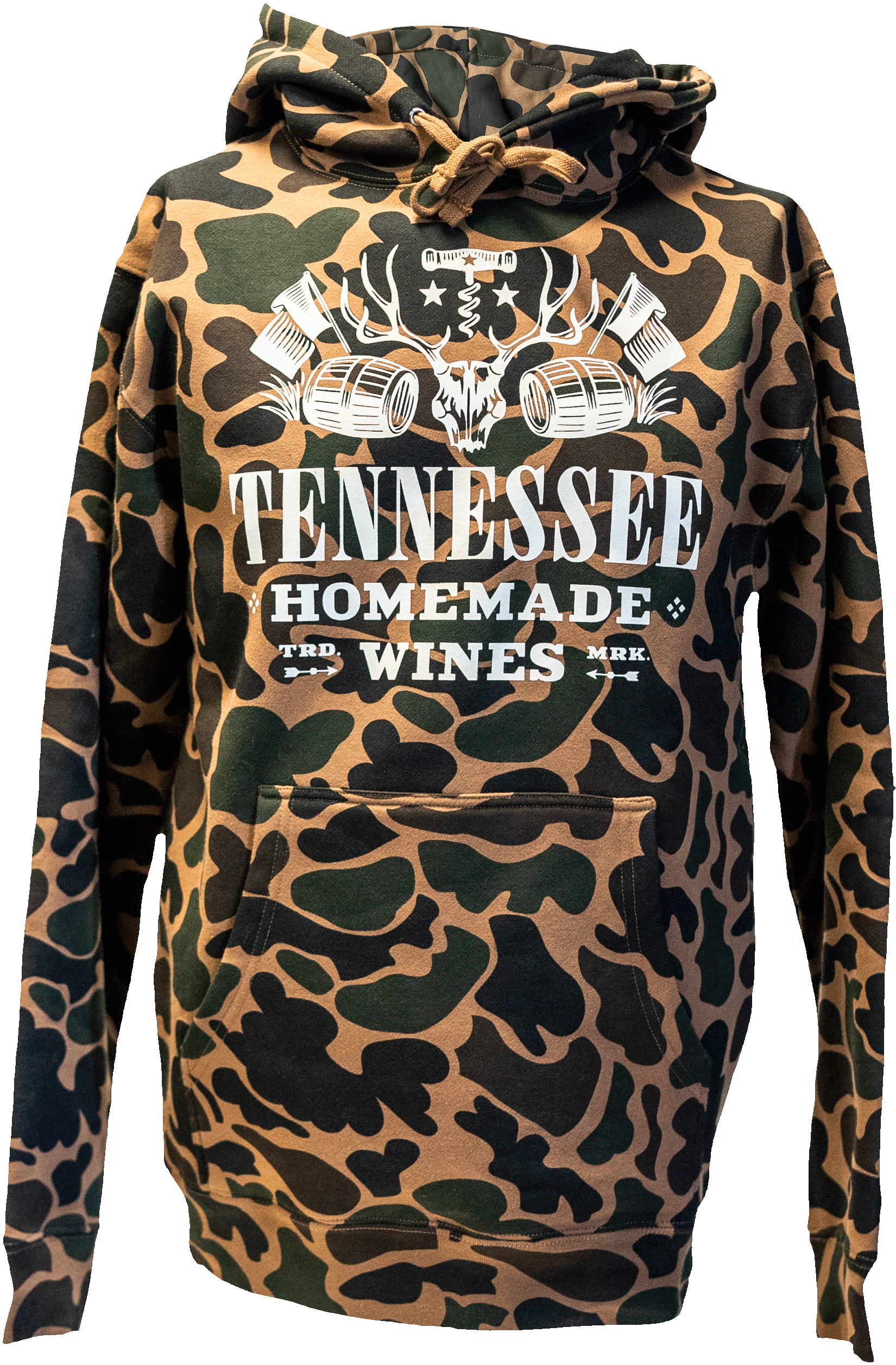 Tennessee Homemade Wines Duck Camo Hoodie