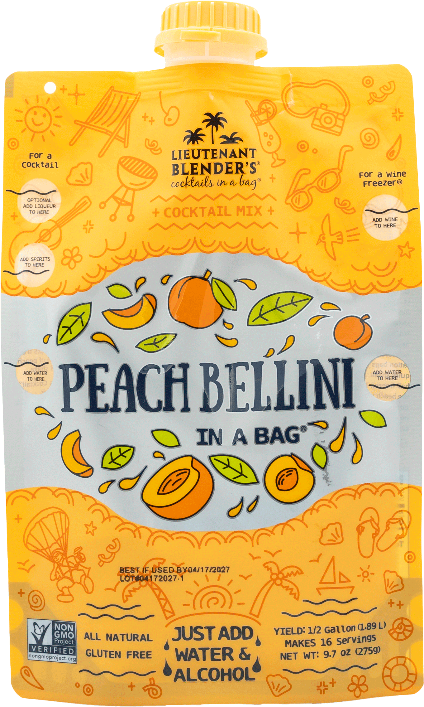 Peach Bellini In A Bag