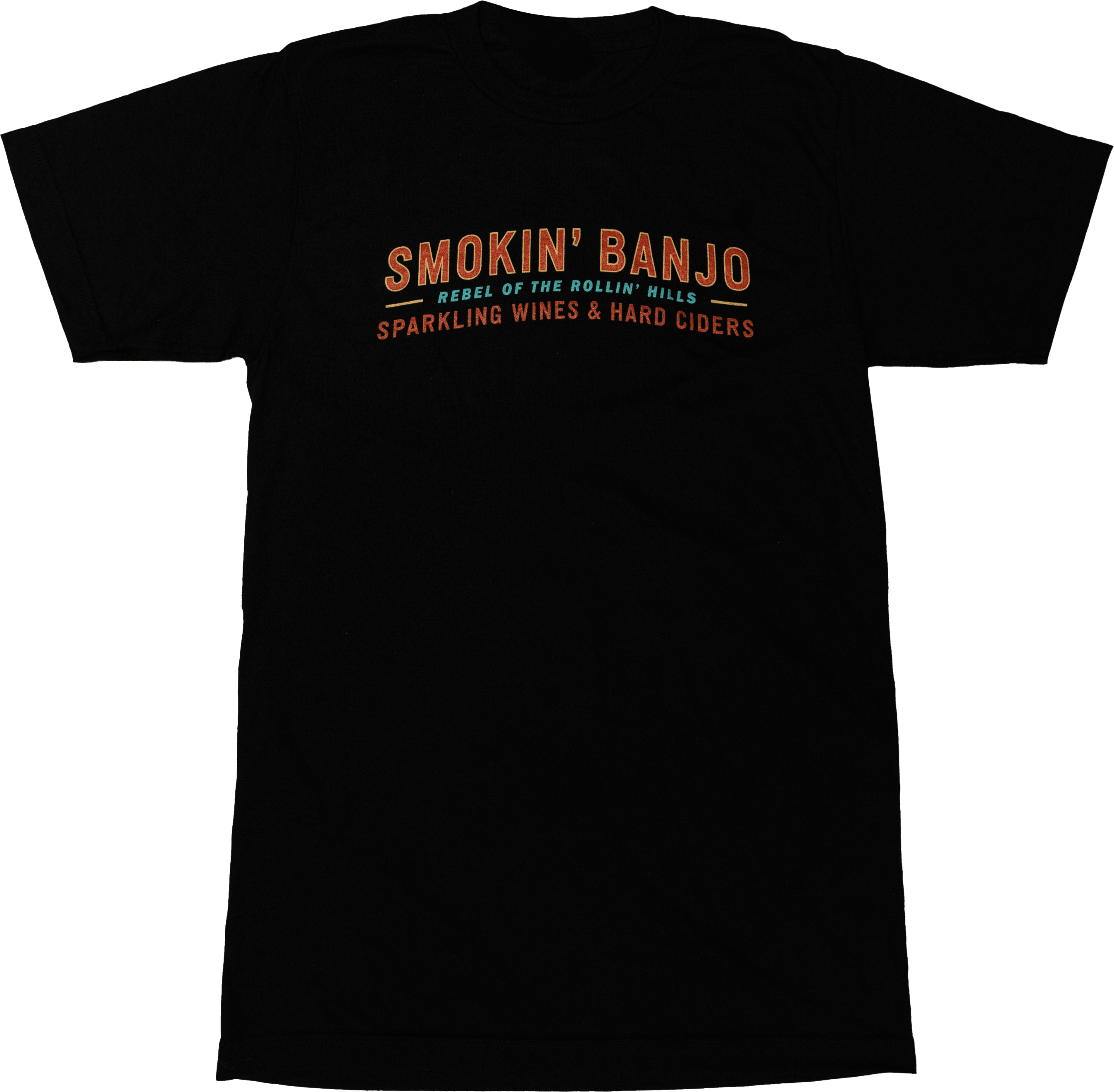 SBWC Black Tshirt with Red and Teal Logo